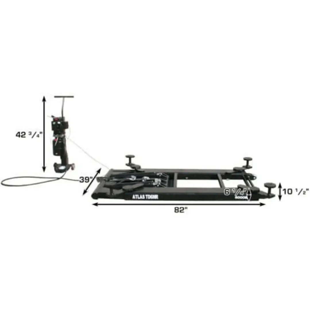 Atlas 6MR Portable Mid-Rise Scissor Lift 6,000 lb Capacity