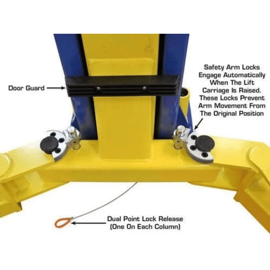Atlas 9KOHX 9000 lb Overhead 2 Post Lift