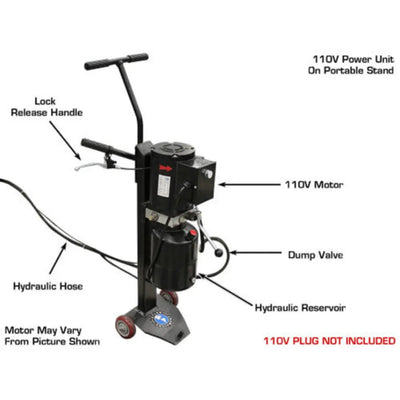 Atlas 6MR Portable Mid-Rise Scissor Lift 6,000 lb Capacity