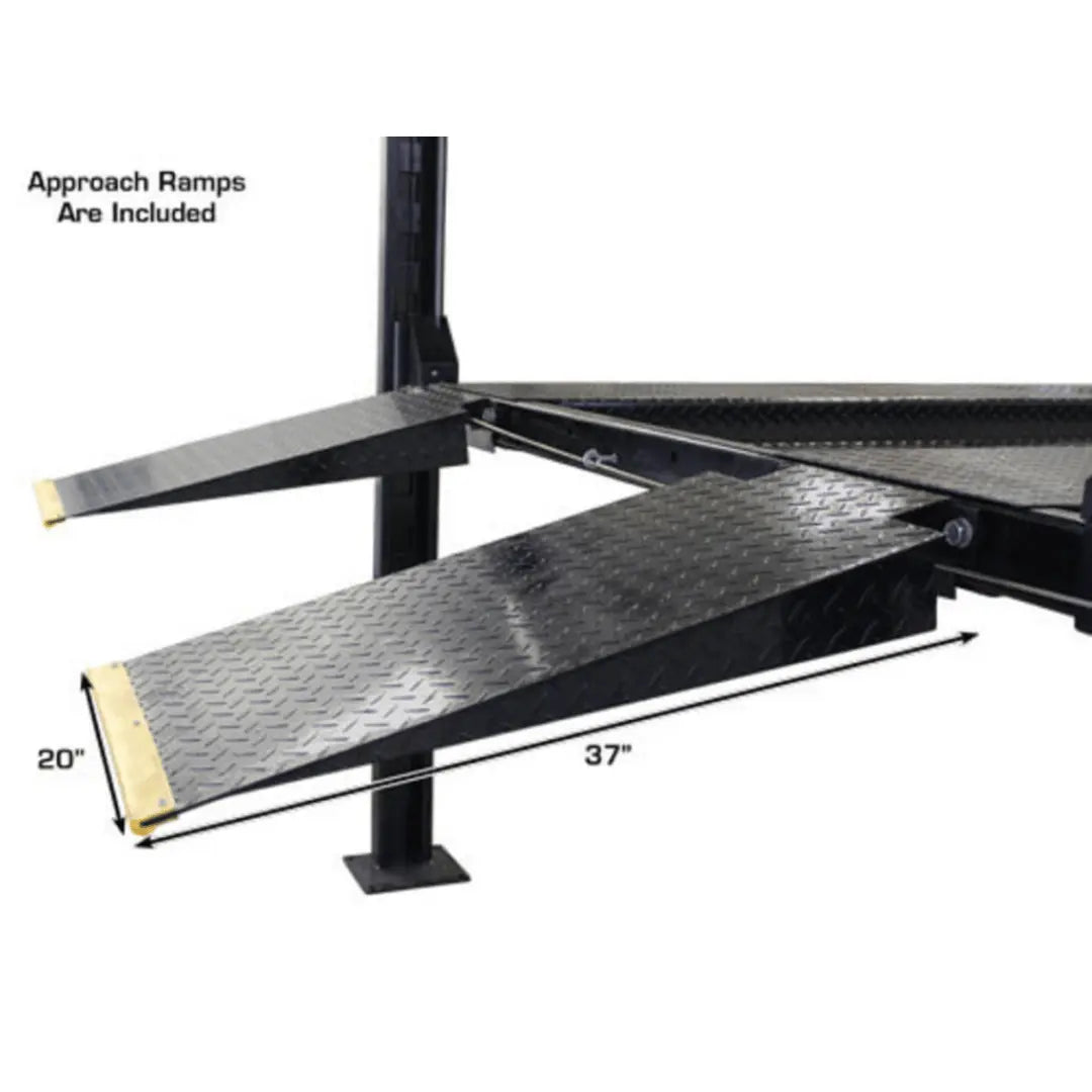 Atlas Garage PRO8000EXT-L 4 Post Lift + RJ35 Sliding Jack Combo