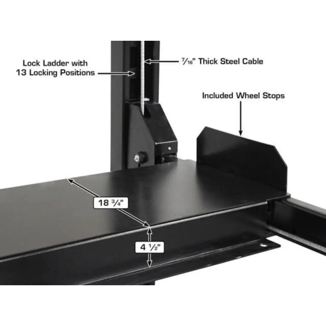 Atlas APEX8 ALI Certified Hobbyist 8,000 lb. Capacity 4-Post Lift