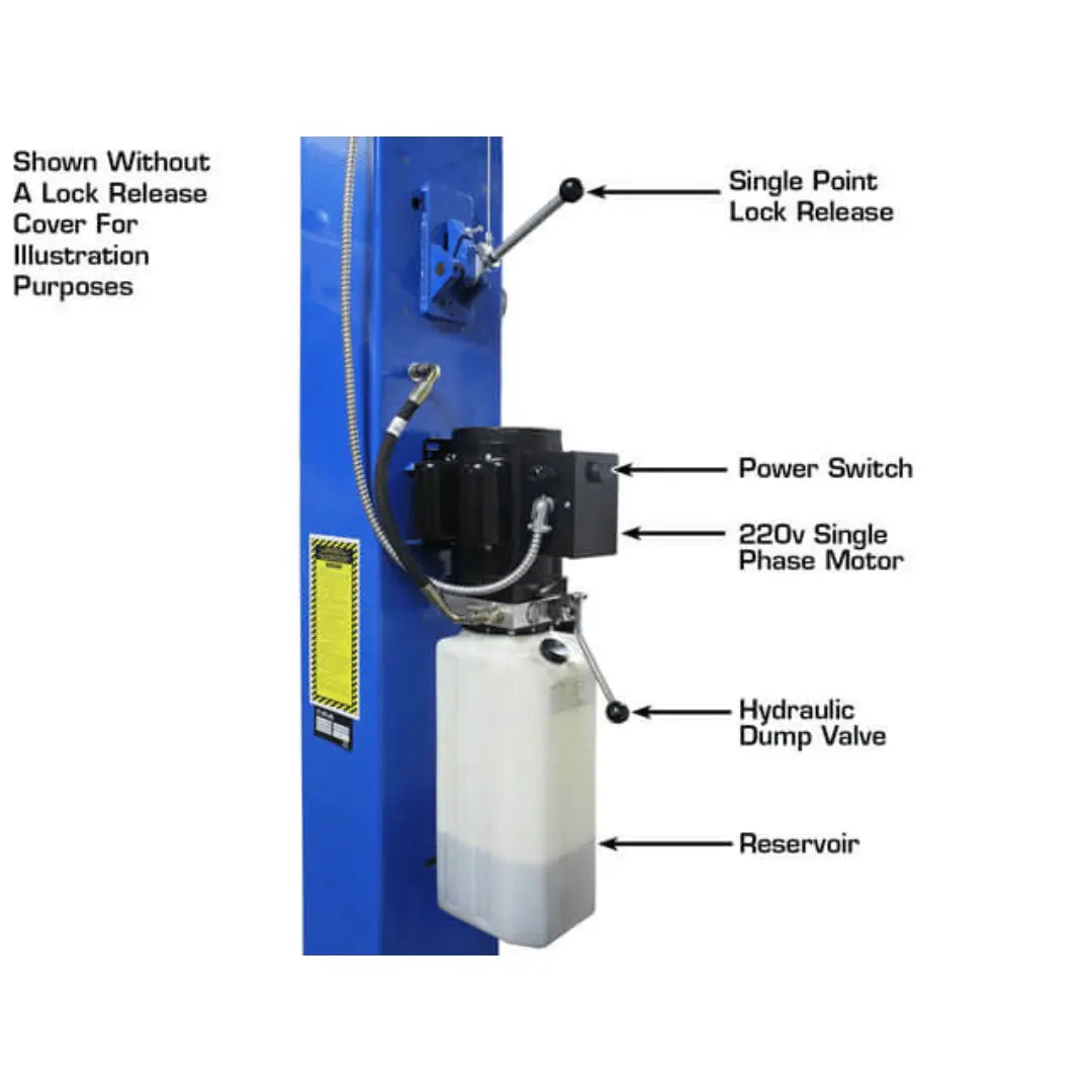 Atlas PRO-9D 9,000 lb 2-Post Overhead Lift