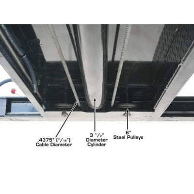 Atlas Garage PRO9000 4 Post Lift + RJ6 Rolling Jacks Combo
