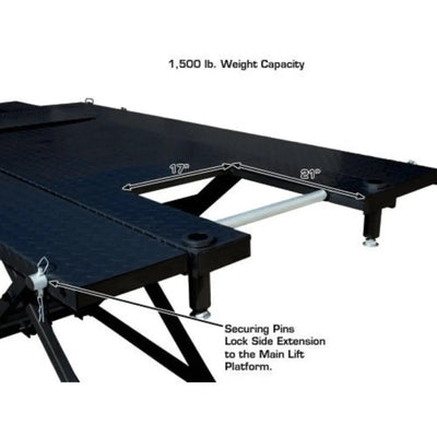 Atlas HI-RISE 1500 Motorcycle/ATV Lift 1,500 lb Capacity