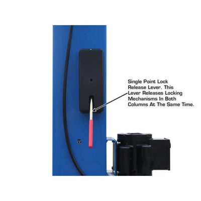 Atlas 9OHSC Overhead 9,000 lb. Capacity 2-Post Lift