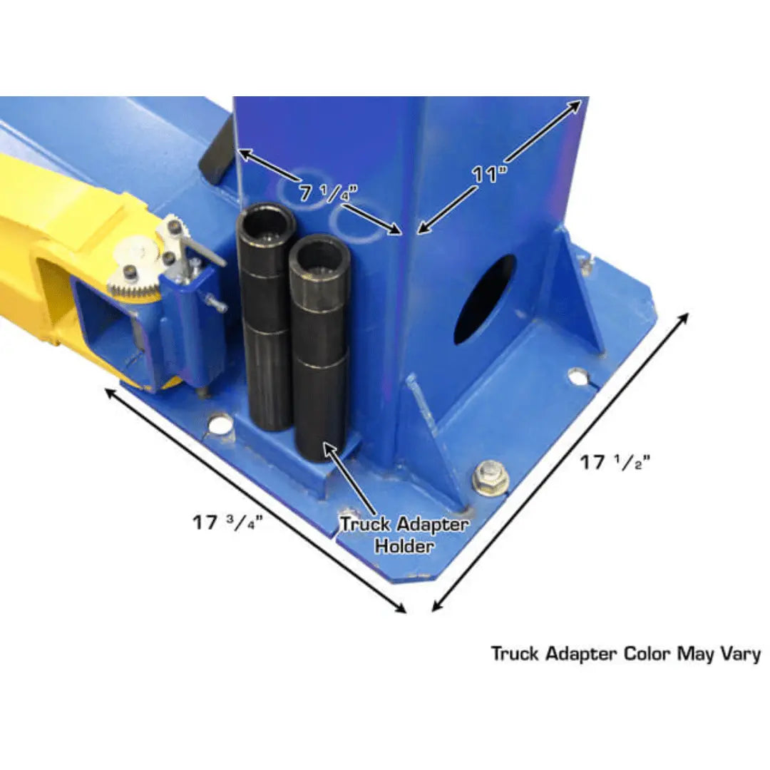 Atlas BP8000 2 Post Car Lift + Lawn Mower Adapter Combo
