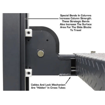 Atlas PREMIUM 408SL 4 Post Lift + RJ35 Sliding Jacks Combo