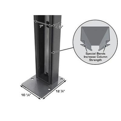 Atlas PREMIUM 408SL 4 Post Lift + RJ35 Sliding Jacks Combo