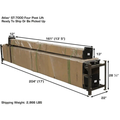Atlas Garage PRO7000ST Super Tall 7,000 lb. Capacity 4-Post Lift