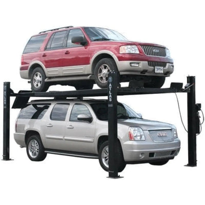 Atlas Garage Extra Tall/Extra Wide Portable Lift | Heavy Duty 4-Post Lift