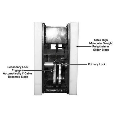 Atlas Garage PRO8000EXT-L 4 Post Lift + RJ35 Sliding Jack Combo