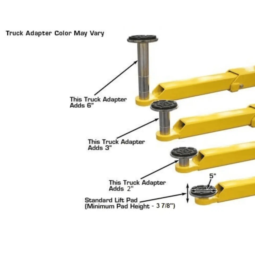 Atlas BP8000 2 Post Car Lift + Lawn Mower Adapter Combo