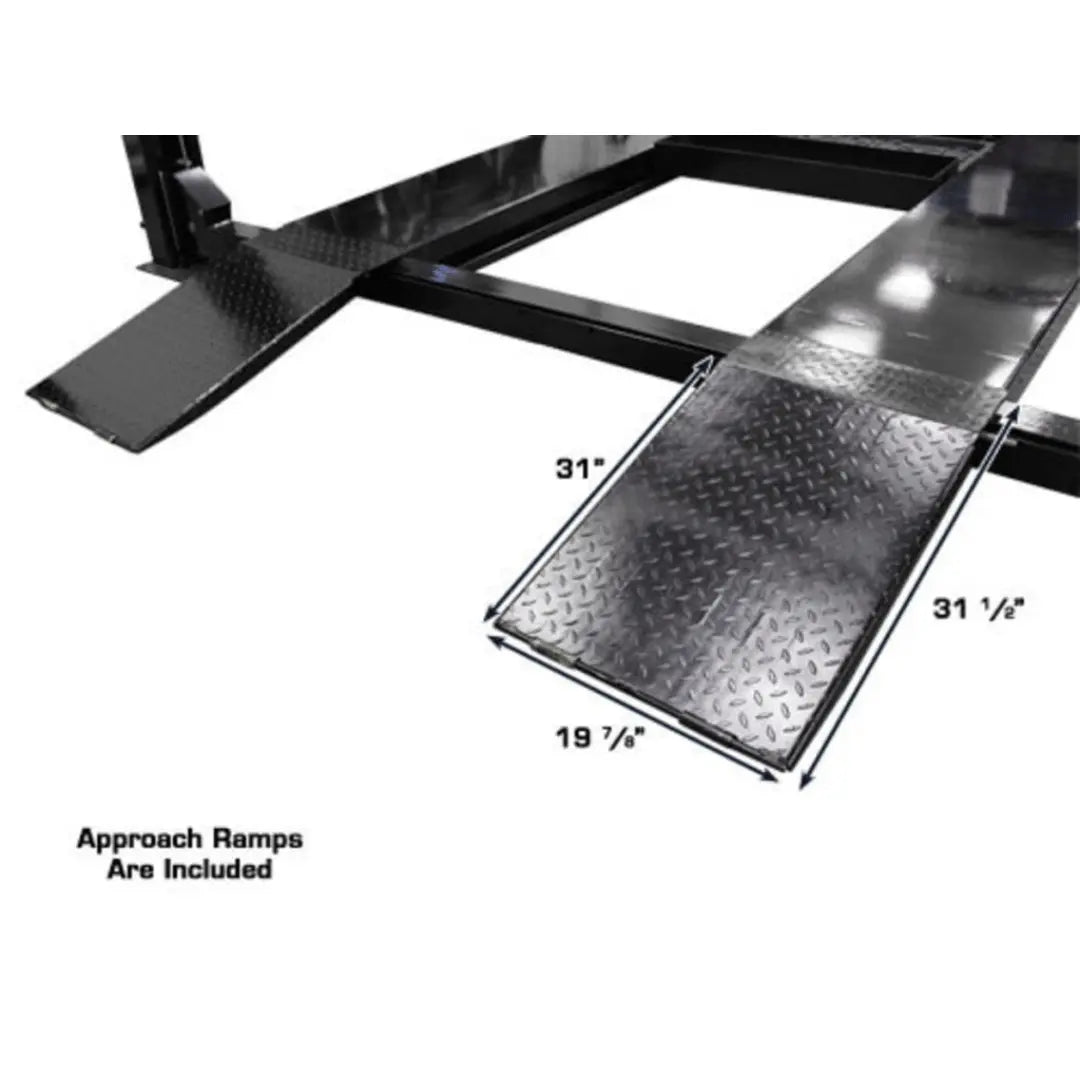 Atlas Garage PRO9000 4 Post Lift + RJ6 Rolling Jacks Combo