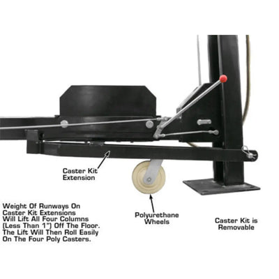 Atlas Garage PRO8000EXT Extra Tall Portable Hobbyist 8,000 lb. Capacity 4-Post Lift