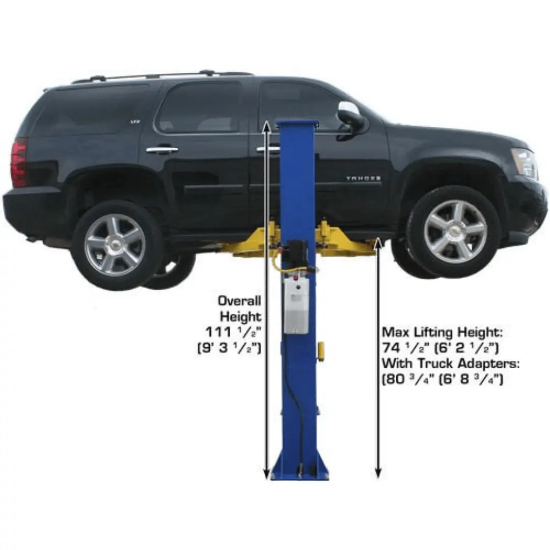 Atlas 9KBPX 9,000 lb Baseplate 2 Post Vehicle Lift