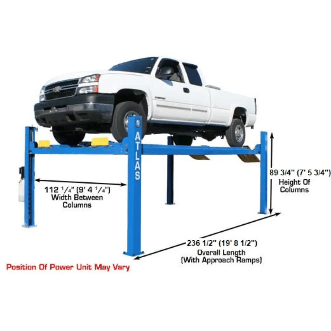 Atlas ATTD-412A Alignment Lift + RJ6 Rolling Jacks Combo