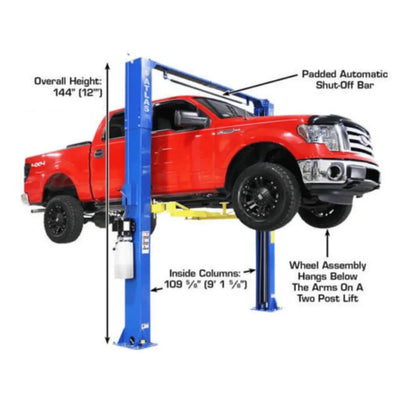 Atlas PRO-9D 9,000 lb 2-Post Overhead Lift