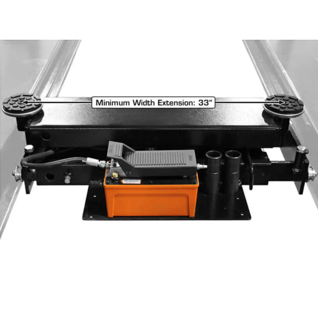 Atlas ALI Certified APEX9 4-Post Lift + RJ6 Rolling Bridge Jack Combo
