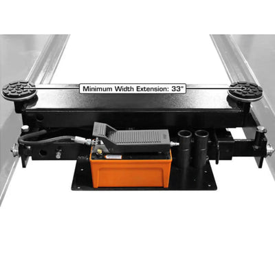 Atlas ALI Certified APEX9 4-Post Lift + RJ6 Rolling Bridge Jack Combo