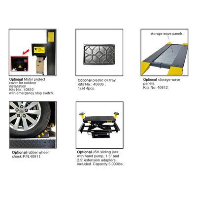 Amgo 409-DP 9,000 Lb Double Parking 4 Post Car Lift