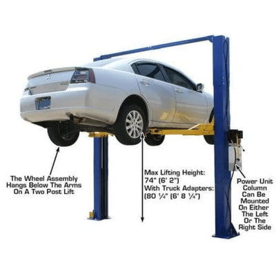 Atlas 9KOHX 9000 lb Overhead 2 Post Lift