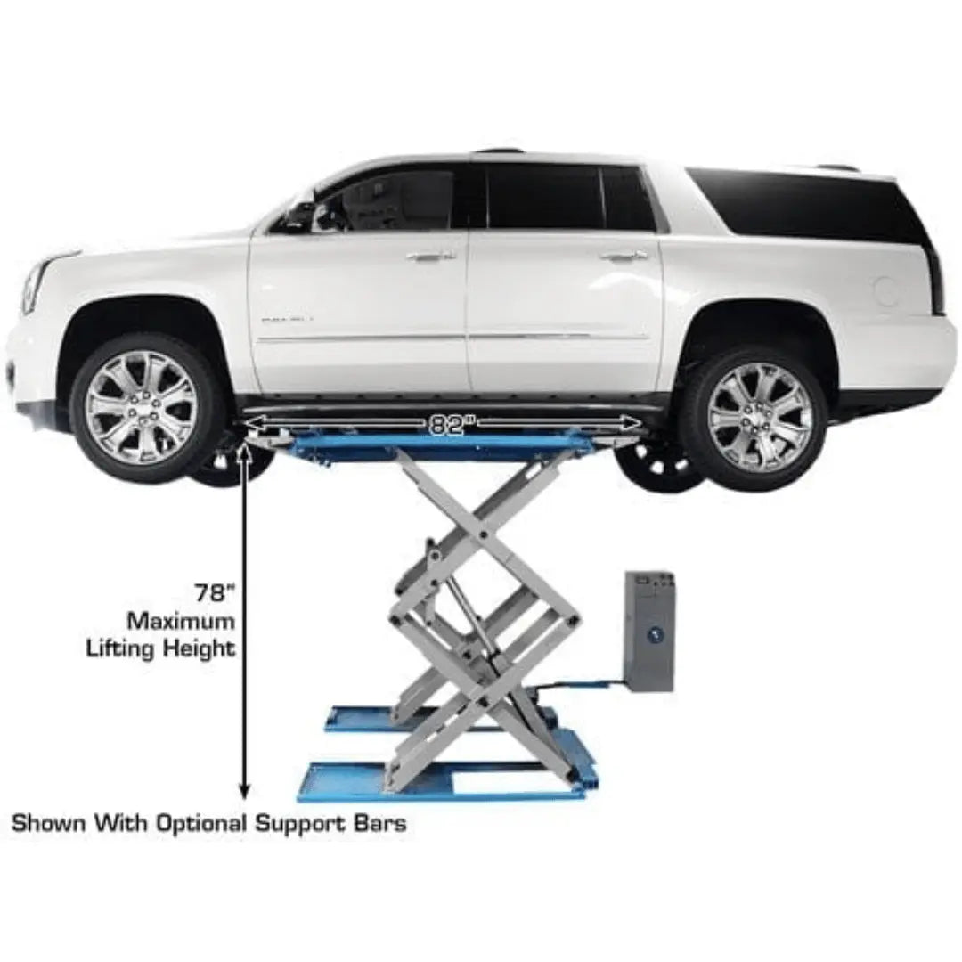 Atlas SLP9K Full-Rise 9,000 lb Capacity Scissor Lift
