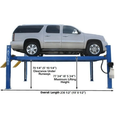 Atlas ATTD-412A Alignment Lift + RJ6 Rolling Jacks Combo