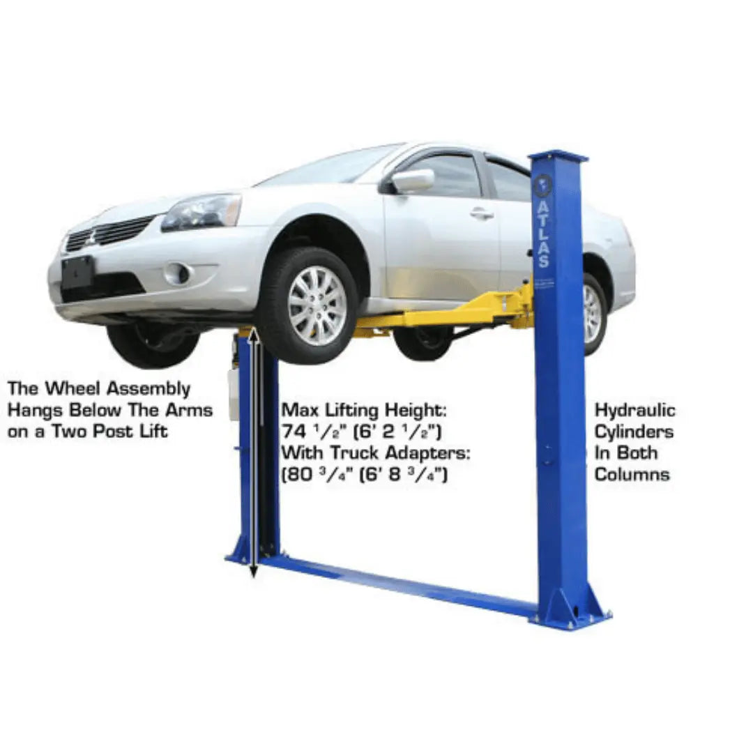 Atlas 9KBPX 9,000 lb Baseplate 2 Post Vehicle Lift