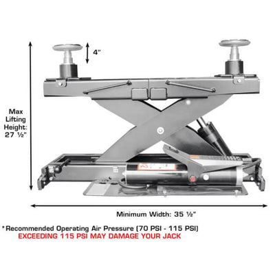 Atlas Platinum PVL14 4-Post Lift + RJ7000 Rolling Bridge Jacks ALI Certified Combo