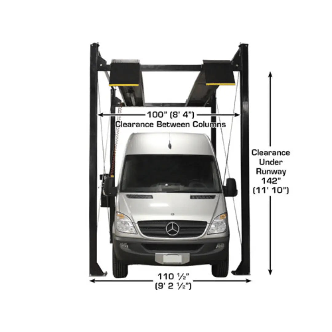 Atlas Garage PRO7000ST Super Tall 7,000 lb. Capacity 4-Post Lift