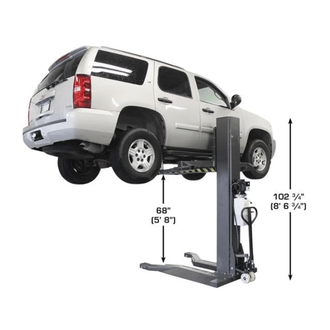 Atlas PSP-6000 6,000 lb Single Post Portable Car Lift