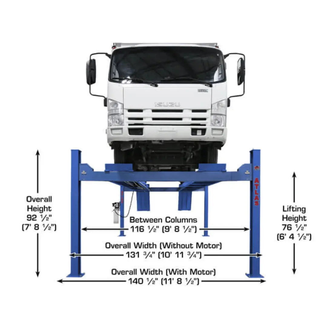 Atlas Platinum PVL14 14000 lb Certified 4-Post Lift