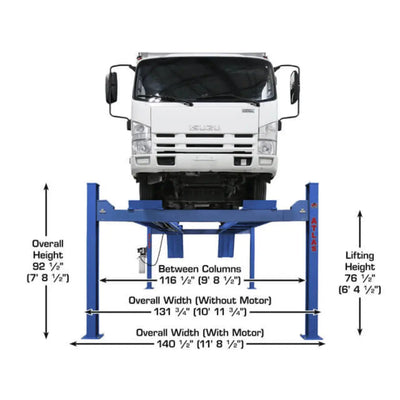 Atlas Platinum PVL14 14000 lb Certified 4-Post Lift