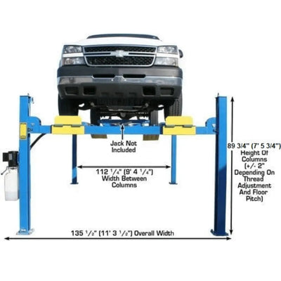 Atlas ATTD-412A Alignment Lift + RJ6 Rolling Jacks Combo