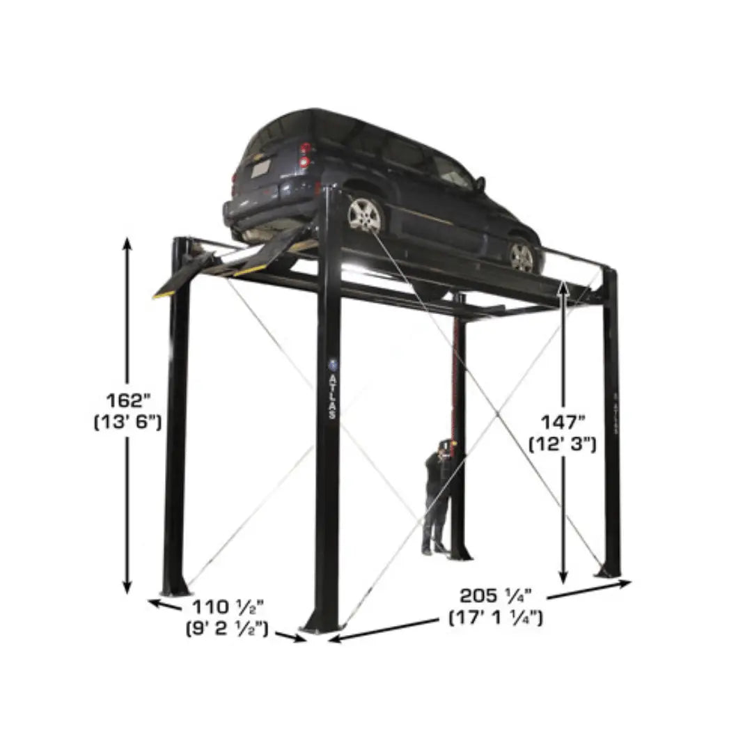 Atlas Garage PRO7000ST Super Tall 7,000 lb. Capacity 4-Post Lift