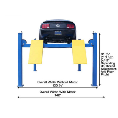 Atlas 414A Alignment Lift + RJ8 Rolling Jacks Combo