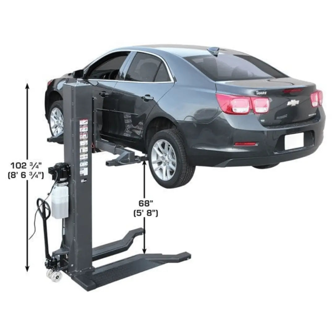 Atlas PSP-6000 6,000 lb Single Post Portable Car Lift