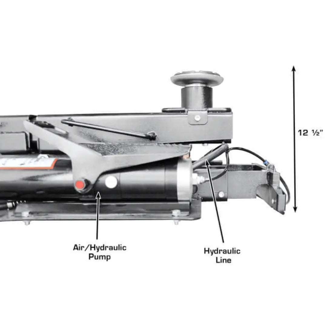 Atlas Open Front Alignment Lift + RJ7000 ALI Certified Rolling Jack Combo