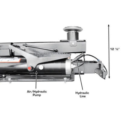 Atlas Platinum PVL14 4-Post Lift + RJ7000 Rolling Bridge Jacks ALI Certified Combo