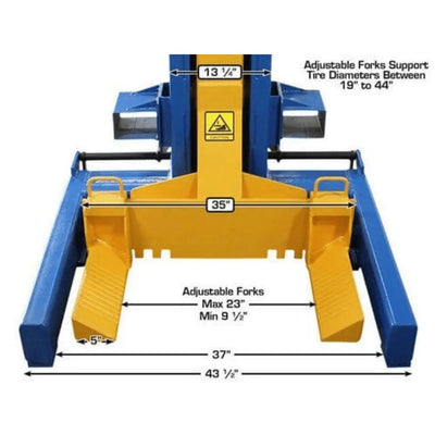 Atlas 74,000 LB. ALI Certified Battery Powered Mobile Column Lift System