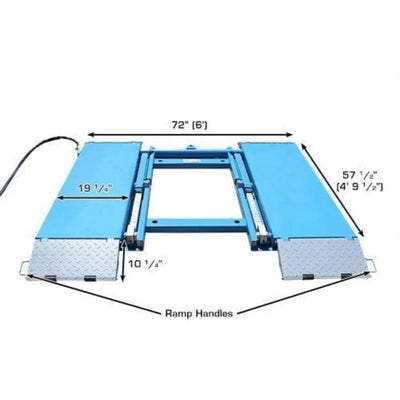 Atlas 7K-Kwik-Bay Portable Mid-Rise Scissor LIft 7,000 lb