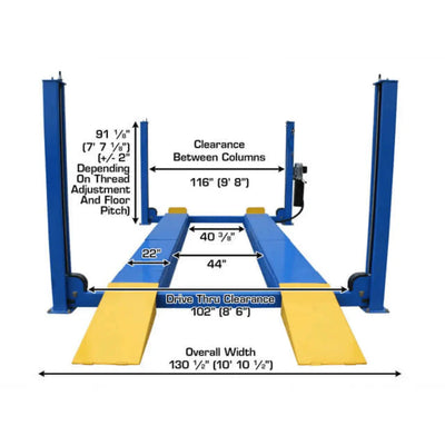 Atlas 414A Alignment Lift + RJ8 Rolling Jacks Combo