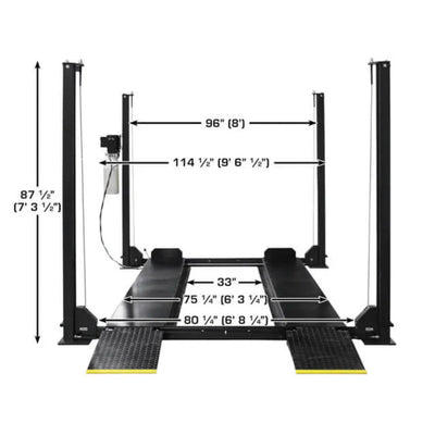 Atlas APEX8 ALI Certified Hobbyist 8,000 lb. Capacity 4-Post Lift