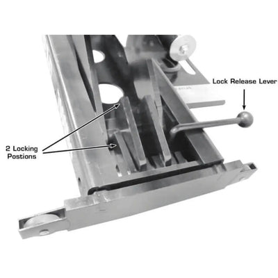 Atlas Open Front Alignment Lift + RJ7000 ALI Certified Rolling Jack Combo