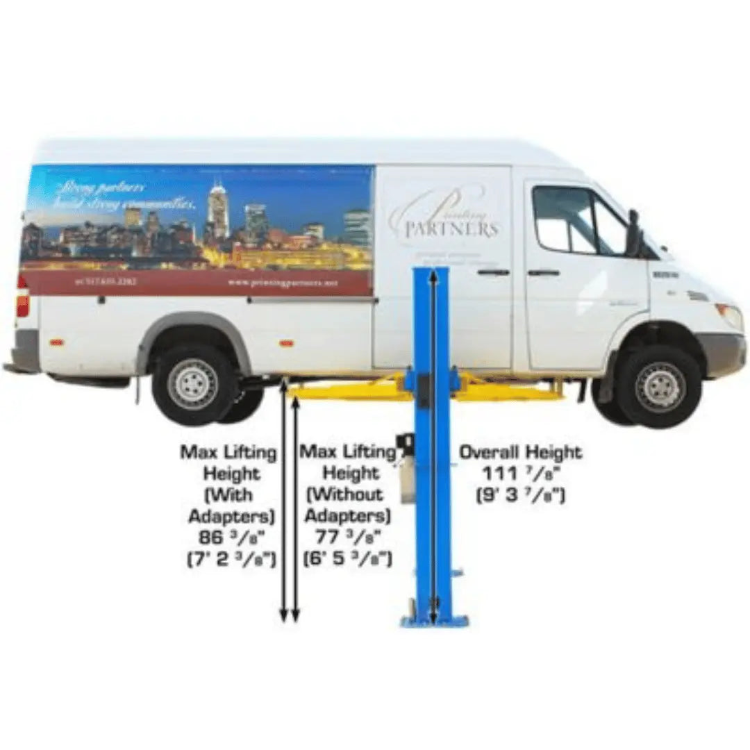 Atlas BP10000X Commercial Grade Baseplate 10,000 lb. Capacity 2-Post Lift