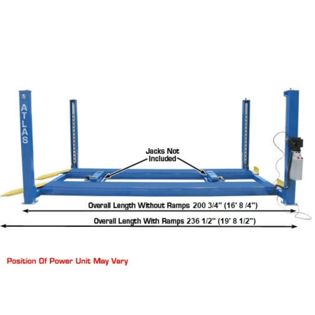 Atlas ATTD-412A Alignment Lift + RJ6 Rolling Jacks Combo