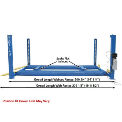 Atlas ATTD-412A Alignment Lift + RJ6 Rolling Jacks Combo