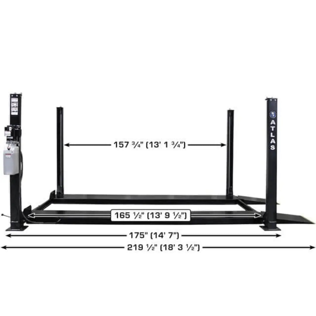 Atlas APEX8 ALI Certified Hobbyist 8,000 lb. Capacity 4-Post Lift