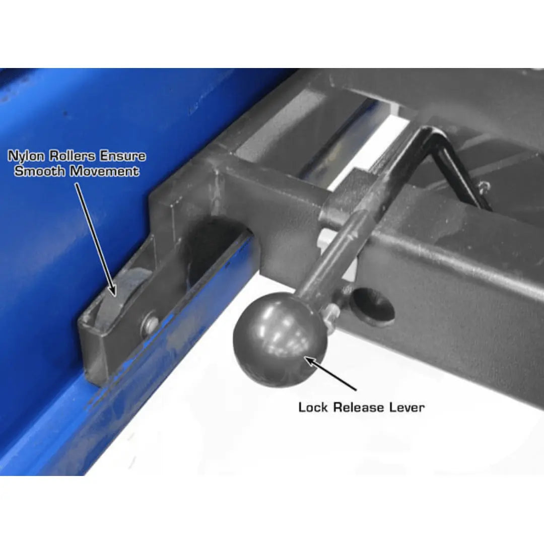 Atlas Open Front Alignment Lift + RJ7000 ALI Certified Rolling Jack Combo