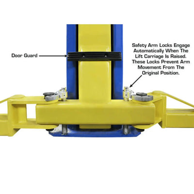 Atlas PRO-9D 9,000 lb 2-Post Overhead Lift